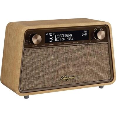 Sangean WR-201 (DAB+, FM, Bluetooth), Radio, Rot, Braun Sangean WR-201 (DAB+, FM, Bluetooth), Radio, Rot, Braun