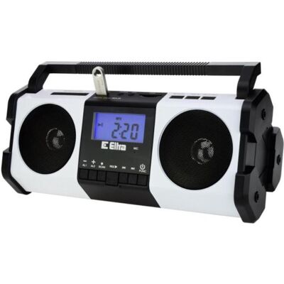 ELTA Radio receiver MAJA USB white (FM), Radio, Weiss ELTA Radio receiver MAJA USB white (FM), Radio, Weiss