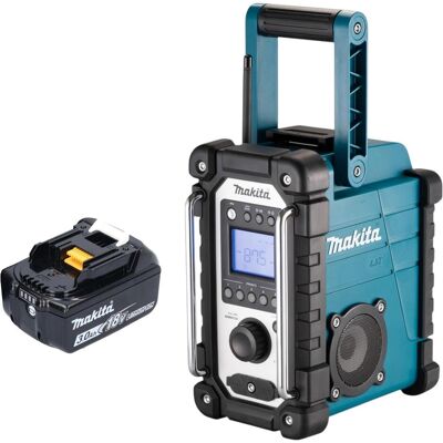 Makita DMR 116 F1 Akku Baustellenradio 14,4 - 18 V AM FM AUX + 1x Akku 3,0 Ah - ohne Ladegerät (AM, FM), Radio Makita DMR 116 F1 Akku Baustellenradio 14,4 - 18 V AM FM AUX + 1x Akku 3,0 Ah - ohne Ladegerät (AM, FM), Radio