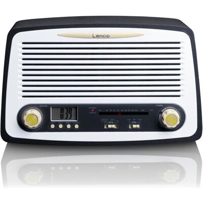Lenco SR-02 Retro FM Stereo Radio - Radio Lenco SR-02 Retro FM Stereo Radio - Radio