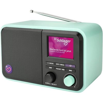 Dual BR Schlager Radio - DAB+/ UKW Radio mit Bluetooth und wiederaufladbarer Batterie (DAB+, Bluetooth), Radio, Schwarz, Grün Dual BR Schlager Radio - DAB+/ UKW Radio mit Bluetooth und wiederaufladbarer Batterie (DAB+, Bluetooth), Radio, Schwarz, Grün