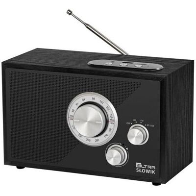 ELTA Radio Eltra Radio Słowik Eltra MP3 USB microUSB BT czarny (FM, LW, Bluetooth), Radio, Schwarz ELTA Radio Eltra Radio Słowik Eltra MP3 USB microUSB BT czarny (FM, LW, Bluetooth), Radio, Schwarz