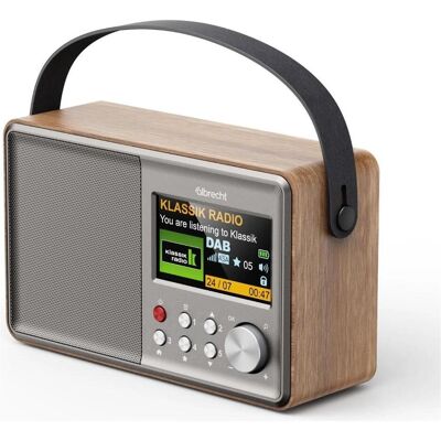 Albrecht DR 862 (DAB+, Bluetooth), Radio, Braun, Silber Albrecht DR 862 (DAB+, Bluetooth), Radio, Braun, Silber