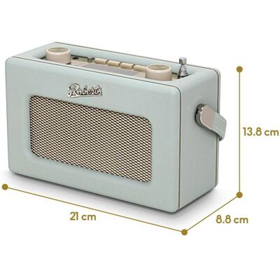 Roberts Revival Uno Solar Portable Radio (DAB, DAB+, FM, Bluetooth), Radio, Blau, Grün Roberts Revival Uno Solar Portable Radio (DAB, DAB+, FM, Bluetooth), Radio, Blau, Grün