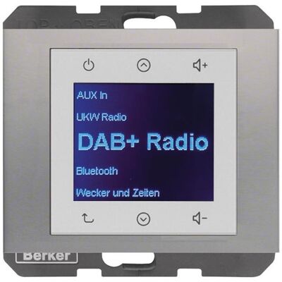 Berker 29847004 (DAB+, FM, KW), Radio, Silber Berker 29847004 (DAB+, FM, KW), Radio, Silber