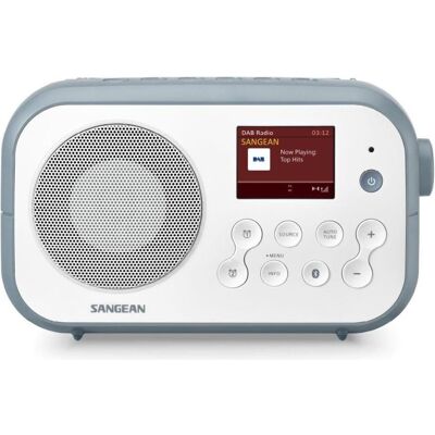 Sangean DPR-42BT WHITE-STONE BLUE (DAB+, KW, Bluetooth), Radio, Weiss Sangean DPR-42BT WHITE-STONE BLUE (DAB+, KW, Bluetooth), Radio, Weiss