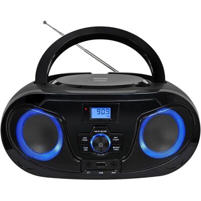 Silva Schneider MPC 25.7 BT CD-Radio mit MP3 Wiedergabe u. Bluetooth (FM, Bluetooth), Radio, Schwarz Silva Schneider MPC 25.7 BT CD-Radio mit MP3 Wiedergabe u. Bluetooth (FM, Bluetooth), Radio, Schwarz