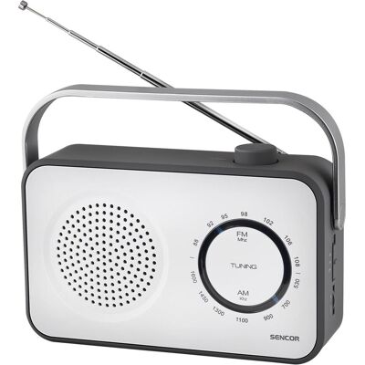 Sencor Radio AM (AM, FM), Radio, Schwarz, Weiss Sencor Radio AM (AM, FM), Radio, Schwarz, Weiss
