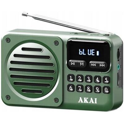 Akai Radio Radio przenośne kieszonkowe APR-300, Radio, Schwarz Akai Radio Radio przenośne kieszonkowe APR-300, Radio, Schwarz