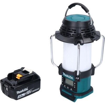 Makita DMR 055 M1 Akku Radio 18 V FM mit Laterne 360° Taschenlampe + 1x Akku 4,0 Ah - ohne (FM, Bluetooth), Radio, Mehrfarbig Makita DMR 055 M1 Akku Radio 18 V FM mit Laterne 360° Taschenlampe + 1x Akku 4,0 Ah - ohne (FM, Bluetooth), Radio, Mehrfarbig