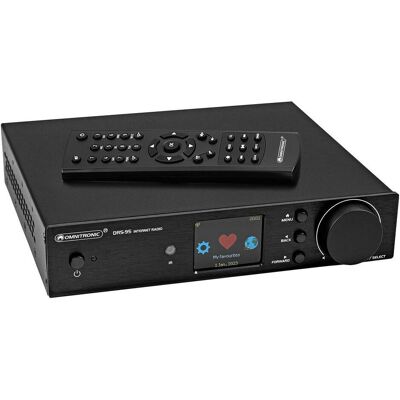 Omnitronic DRS-95 Internet Radio with DAB+ and Bluetooth (DAB, FM, Internetradio, Bluetooth, WLAN), Radio, Schwarz Omnitronic DRS-95 Internet Radio with DAB+ and Bluetooth (DAB, FM, Internetradio, Bluetooth, WLAN), Radio, Schwarz