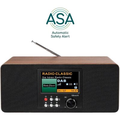 Albrecht DR 864 (DAB+, Bluetooth), Radio, Schwarz, Braun Albrecht DR 864 (DAB+, Bluetooth), Radio, Schwarz, Braun