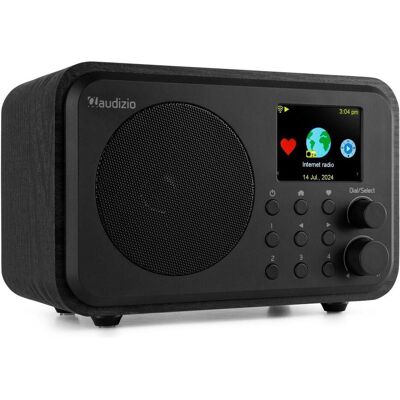 Audizio DAB radio - Vicenza - DAB / DAB+ en Internet radio met Bluetooth - WIFI - Accu (DAB, DAB+, Internetradio, Bluetooth, WLAN), Radio, Schwarz Audizio DAB radio - Vicenza - DAB / DAB+ en Internet radio met Bluetooth - WIFI - Accu (DAB, DAB+, Internetradio, Bluetooth, WLAN), Radio, Schwarz