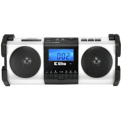 ELTA Radio receiver MAJA USB white (FM), Radio, Weiss ELTA Radio receiver MAJA USB white (FM), Radio, Weiss