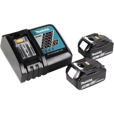 Makita DMR 115 RT Akku Baustellenradio 12V - 18V Bluetooth DAB+ IP65- + 2x Akku 5,0 Ah + Ladegerät (DAB+, FM, Bluetooth), Radio Makita DMR 115 RT Akku Baustellenradio 12V - 18V Bluetooth DAB+ IP65- + 2x Akku 5,0 Ah + Ladegerät (DAB+, FM, Bluetooth), Radio