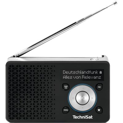 TechniSat DigitRadio 1 A (DAB+, FM), Radio, Schwarz, Silber TechniSat DigitRadio 1 A (DAB+, FM), Radio, Schwarz, Silber