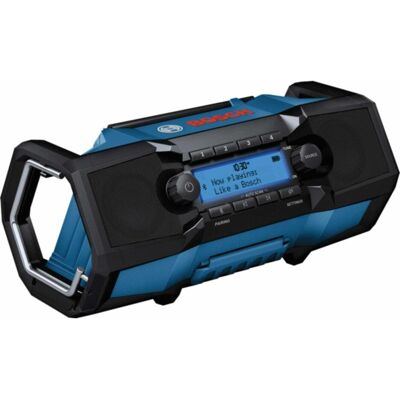 Bosch Professional GPB18V-3SC (solo Carton) (DAB+, FM, Bluetooth), Radio, Blau Bosch Professional GPB18V-3SC (solo Carton) (DAB+, FM, Bluetooth), Radio, Blau