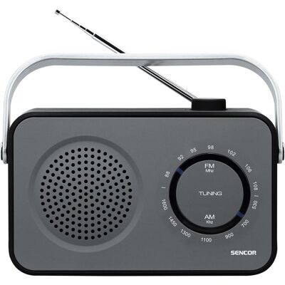 Sencor portable radio receiver (AM, FM), Radio, Schwarz Sencor portable radio receiver (AM, FM), Radio, Schwarz