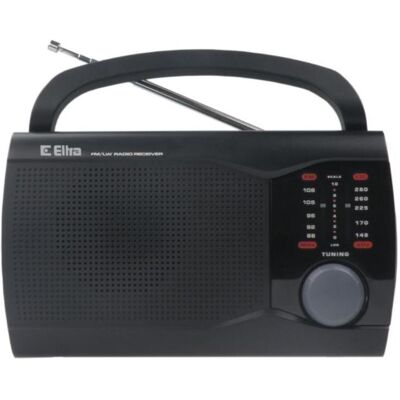 Eltra Black Radio - Tragbares FM LW Radio mit Teleskopantenne Eltra Black Radio - Tragbares FM LW Radio mit Teleskopantenne