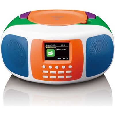 Lenco SCD-861KIDS (DAB+, FM, Bluetooth), Radio, Mehrfarbig Lenco SCD-861KIDS (DAB+, FM, Bluetooth), Radio, Mehrfarbig