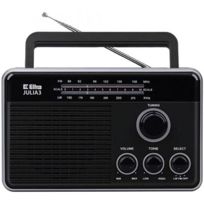 ELTA Radio Julia 3 black (AM, FM), Radio, Schwarz ELTA Radio Julia 3 black (AM, FM), Radio, Schwarz