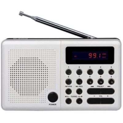 ELTA Radio Pliszka USB, FM white (FM), Radio, Weiss ELTA Radio Pliszka USB, FM white (FM), Radio, Weiss