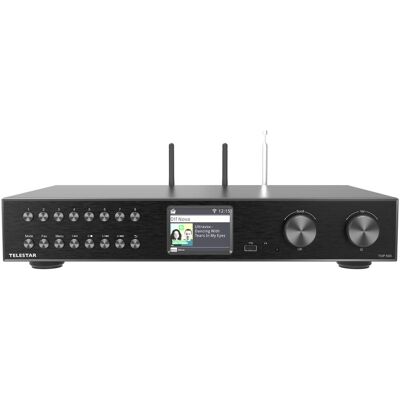 Telestar TOP 500 sw HiFi-Tuner 43cm,Internet/DAB+/UKW,Streaming,BT,HM (Radio Tuner), HiFi Komponente, Schwarz Telestar TOP 500 sw HiFi-Tuner 43cm,Internet/DAB+/UKW,Streaming,BT,HM (Radio Tuner), HiFi Komponente, Schwarz