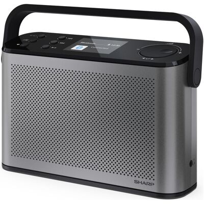 Sharp DR-P540 (DAB, DAB+, FM, Bluetooth), Radio, Schwarz, Grau Sharp DR-P540 (DAB, DAB+, FM, Bluetooth), Radio, Schwarz, Grau