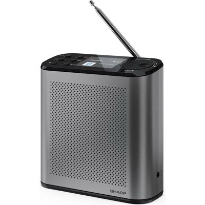 Sharp DR-P530 Osaka (DAB+, FM, Bluetooth), Radio, Grau, Schwarz Sharp DR-P530 Osaka (DAB+, FM, Bluetooth), Radio, Grau, Schwarz