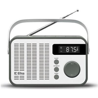 ELTA Radio Oliwia PLL Spalva Fussball (FM), Radio, Weiss, Grau ELTA Radio Oliwia PLL Spalva Fussball (FM), Radio, Weiss, Grau