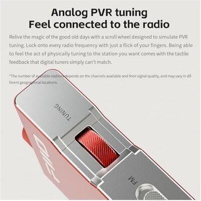 FiiO Ricevitore Radio Stereo FM HiFi Portatile (FM), Radio, Rot FiiO Ricevitore Radio Stereo FM HiFi Portatile (FM), Radio, Rot