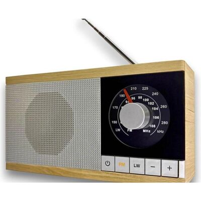 ELTA Radio Eltra Radio Krystyna w drewnianej obudowie, Radio, Silber, Braun ELTA Radio Eltra Radio Krystyna w drewnianej obudowie, Radio, Silber, Braun
