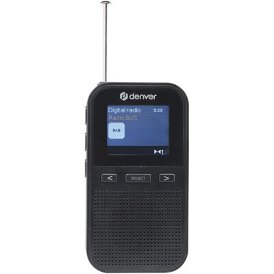 Denver DAH-126 (DAB+, FM, KW, Radio Frequency (RF)), Radio, Schwarz Denver DAH-126 (DAB+, FM, KW, Radio Frequency (RF)), Radio, Schwarz