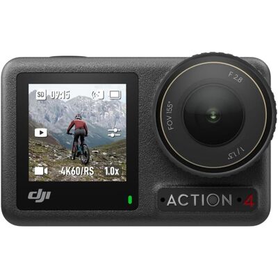 DJI Osmo Action 4 Essential Combo (120p, Bluetooth, WLAN), Action Cam, Schwarz DJI Osmo Action 4 Essential Combo (120p, Bluetooth, WLAN), Action Cam, Schwarz