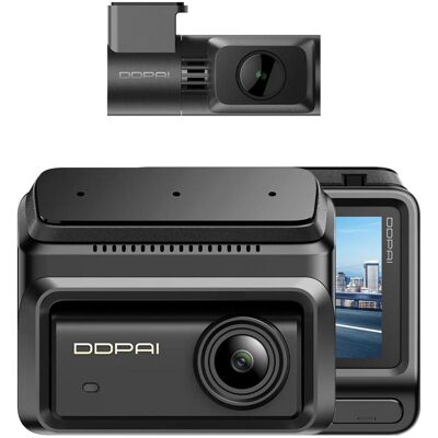 DDpai Dash + Rear Camera Z90 Dual, 4K, 64Gb, Wi-Fi, GPS, 3inch LCD, Black (Eingebautes Display, GPS-Empfänger, 4K), Dashcam, Schwarz DDpai Dash + Rear Camera Z90 Dual, 4K, 64Gb, Wi-Fi, GPS, 3inch LCD, Black (Eingebautes Display, GPS-Empfänger, 4K), Dashcam, Schwarz