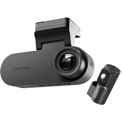 DDpai Dash + Rear Camera N2 Dual, 2K, Wi-Fi, 1.9inch LCD, Black (Eingebautes Display, Eingebautes Mikrofon, 2K), Dashcam, Schwarz DDpai Dash + Rear Camera N2 Dual, 2K, Wi-Fi, 1.9inch LCD, Black (Eingebautes Display, Eingebautes Mikrofon, 2K), Dashcam, Schwarz