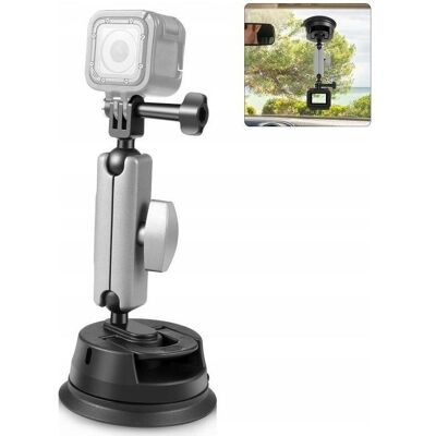 Puluz Mocowanie Przyssawka Uchwyt Na Szybę Na Aparat Kamerę Telefon Gwint 1/4"" / Pu863, Action Cam Zubehör, Schwarz Puluz Mocowanie Przyssawka Uchwyt Na Szybę Na Aparat Kamerę Telefon Gwint 1/4"" / Pu863, Action Cam Zubehör, Schwarz