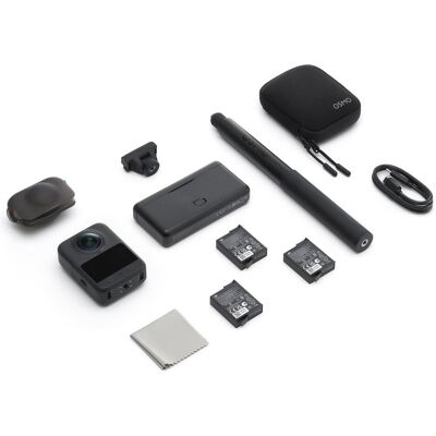 DJI Osmo 360 Adventure Combo (50p, Bluetooth, WLAN), Action Cam, Schwarz DJI Osmo 360 Adventure Combo (50p, Bluetooth, WLAN), Action Cam, Schwarz