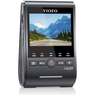 Viofo A329S 1CH (Front + GPS + CPL) (Bluetooth, Eingebautes Display, GPS-Empfänger, 4K), Dashcam, Schwarz, Grau Viofo A329S 1CH (Front + GPS + CPL) (Bluetooth, Eingebautes Display, GPS-Empfänger, 4K), Dashcam, Schwarz, Grau