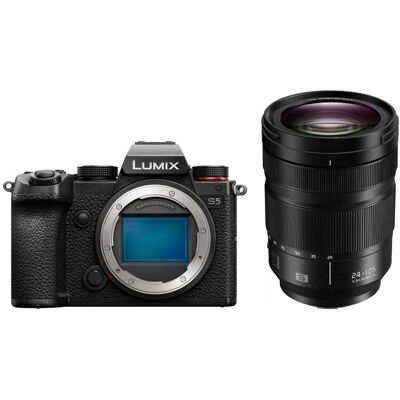 Panasonic Lumix S5 + 24-105mm Kit Black, Kamera, Schwarz Panasonic Lumix S5 + 24-105mm Kit Black, Kamera, Schwarz