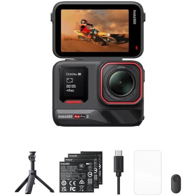 Insta360 Ace Pro 2 Actioncam Creator Combo (30p, Bluetooth, WLAN), Action Cam, Schwarz Insta360 Ace Pro 2 Actioncam Creator Combo (30p, Bluetooth, WLAN), Action Cam, Schwarz