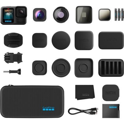 GoPro Hero13 Black Lens Bundle (60p, Bluetooth, WLAN), Action Cam, Schwarz GoPro Hero13 Black Lens Bundle (60p, Bluetooth, WLAN), Action Cam, Schwarz