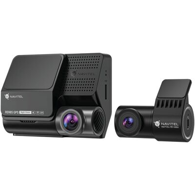 Navitel GPS-Videorekorder RS985 IPS-Display 3" GPS (Satellit) Inklusive Karten (Eingebautes Display, GPS-Empfänger, 4K), Dashcam, Schwarz Navitel GPS-Videorekorder RS985 IPS-Display 3" GPS (Satellit) Inklusive Karten (Eingebautes Display, GPS-Empfänger, 4K), Dashcam, Schwarz