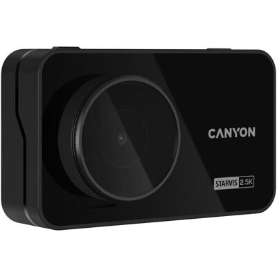 Canyon DVR25GPS, 3.0&#039&#039 IPS (640x360), touch screen, WQHD 2.5K 2560x1440@60fps, NTK96670, 5 (Eingebaute Anzeige, GPS-Empfänger, WLAN, 2.5K), Dashcam, Schwarz Canyon DVR25GPS, 3.0&#039&#039 IPS (640x360), touch screen, WQHD 2.5K 2560x1440@60fps, NTK96670, 5 (Eingebaute Anzeige, GPS-Empfänger, WLAN, 2.5K), Dashcam, Schwarz