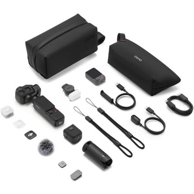 DJI Osmo Pocket 4P Vlog Combo (240p, Bluetooth, WLAN), Action Cam, Schwarz DJI Osmo Pocket 4P Vlog Combo (240p, Bluetooth, WLAN), Action Cam, Schwarz