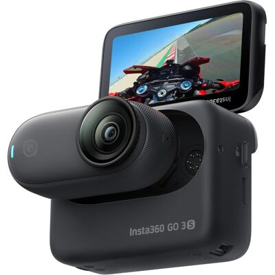 Insta360 Go 3S Motorcycle In-Helmet POV Bundle (Bluetooth, GPS, WLAN), Action Cam, Schwarz Insta360 Go 3S Motorcycle In-Helmet POV Bundle (Bluetooth, GPS, WLAN), Action Cam, Schwarz