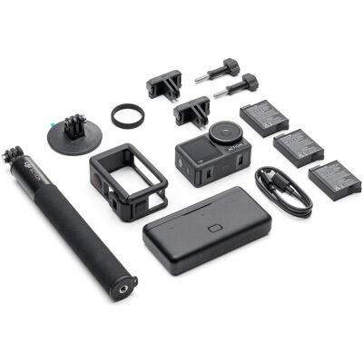 DJI Osmo Action 3 Adventure Combo (24p, Bluetooth, WLAN), Action Cam, Schwarz DJI Osmo Action 3 Adventure Combo (24p, Bluetooth, WLAN), Action Cam, Schwarz