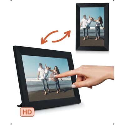 Digitale Dissidenz fotolijst met WiFi en Frameo App Fotokader - 8 inch - Pora HD+ -IPS Display Zwart - Micro SD - Touch (8", 1280 x 800 Pixel), Digitaler Bilderrahmen, Schwarz Digitale Dissidenz fotolijst met WiFi en Frameo App Fotokader - 8 inch - Pora HD+ -IPS Display Zwart - Micro SD - Touch (8", 1280 x 800 Pixel), Digitaler Bilderrahmen, Schwarz