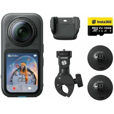 Insta360 X6 Motorcycle Bundle Midnight Black (50p), Action Cam, Schwarz Insta360 X6 Motorcycle Bundle Midnight Black (50p), Action Cam, Schwarz