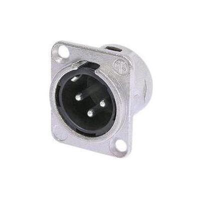 Neutrik - Xlr-Einbaubuchse, 3-Poliger Chassisstecker, Silber Beschichtet, Vernickelt, D-Grösse, Audio Stecker, Silber Neutrik - Xlr-Einbaubuchse, 3-Poliger Chassisstecker, Silber Beschichtet, Vernickelt, D-Grösse, Audio Stecker, Silber